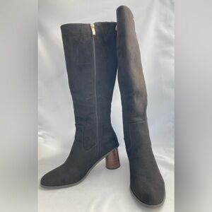 C. Wonder Easie Knee High Heeled Boots - Black - Womens Size 8